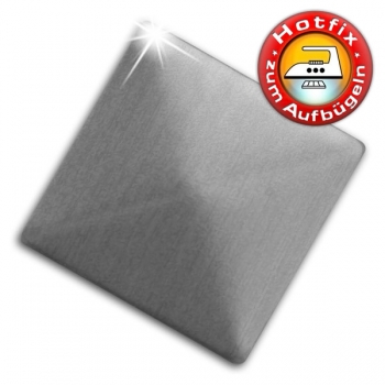ShineStone Metall-Nieten Hotfix (Nailhead Quadrat), 5 mm Silber matt, in Premium-Qualität zum Aufbügeln – 3000 Stück