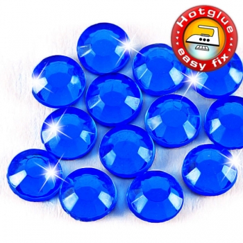 ShineStone 2cut Hotfix Strass-Steine SS20 Dunkelblau (Kobalt) - 3.600 Stück