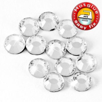 ShineStone 2cut Hotfix Strass-Steine SS8 Kristall - 14.400 Stück