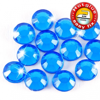 ShineStone 2cut Hotfix Strass-Steine SS20 Safirblau (Sapphire) - 3.600 Stück
