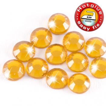 ShineStone 2cut Hotfix Strass-Steine SS16 Goldbraun (Topaz) - 7.200 Stück