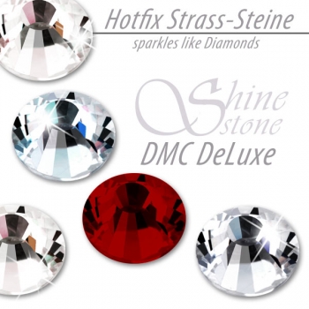 DMC ShineStone® DeLuxe Hotfix Strass-Steine, SS6 Farbe Dunkelrot (Dark Siam) - Inhalt 1400 Stück