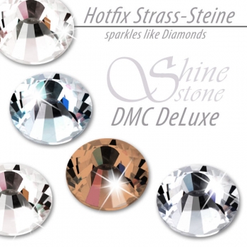 DMC ShineStone® DeLuxe Hotfix Strass-Steine, SS30 Farbe Hellbraun (Light Colorado Topaz) - Inhalt 280 Stück