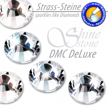 DMC ShineStone® DeLuxe KEIN Hotfix Strass-Steine, SS3 Farbe Crystal - Inhalt 1400 Stück