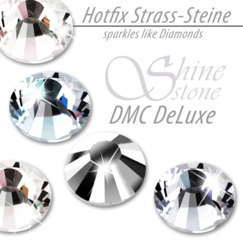 DMC ShineStone® DeLuxe Hotfix Strass-Steine, SS30 Farbe Silber metallic (Silver mine) - Inhalt 280 Stück