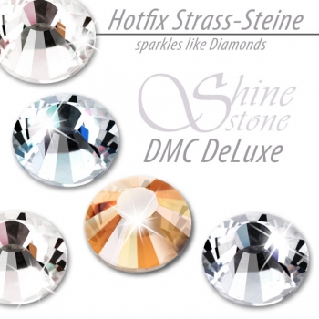 DMC ShineStone® DeLuxe Hotfix Strass-Steine, SS30 Farbe Goldbraun AB (Topaz AB) - Inhalt 280 Stück