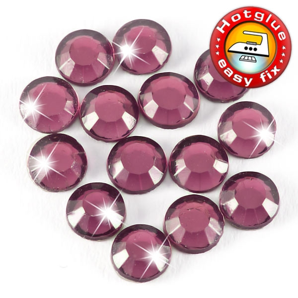 ShineStone 2cut Hotfix Strass-Steine SS16 Amethyst - 7.200 Stück