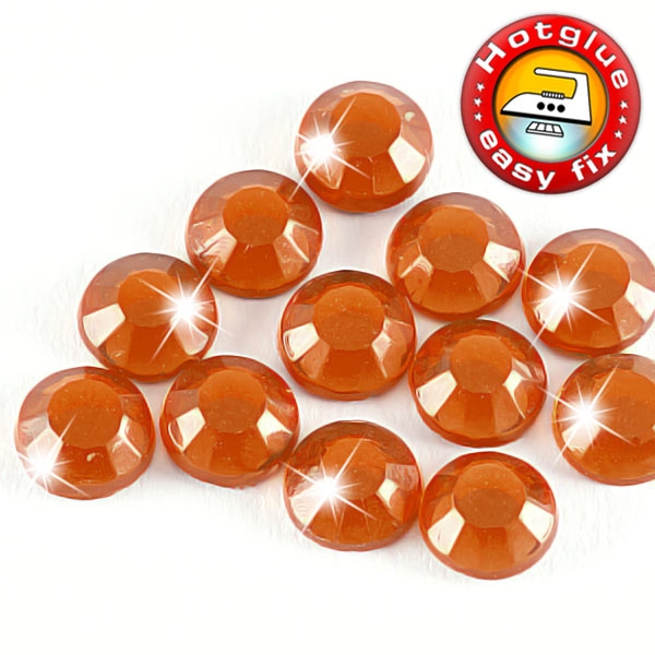 ShineStone 2cut Hotfix Strass-Steine SS10 Braun (Smoked Topaz) - 14.400 Stück