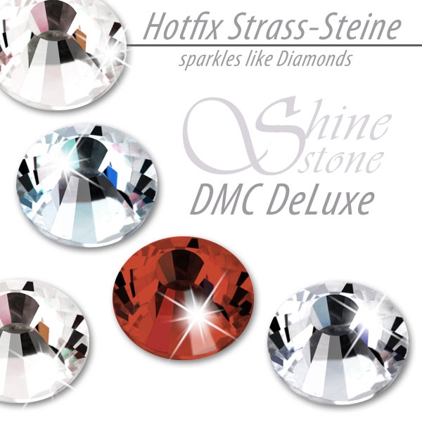 DMC ShineStone® DeLuxe Hotfix Strass-Steine, SS16 Farbe Kaffeebraun (Coffee) - Inhalt 1400 Stück