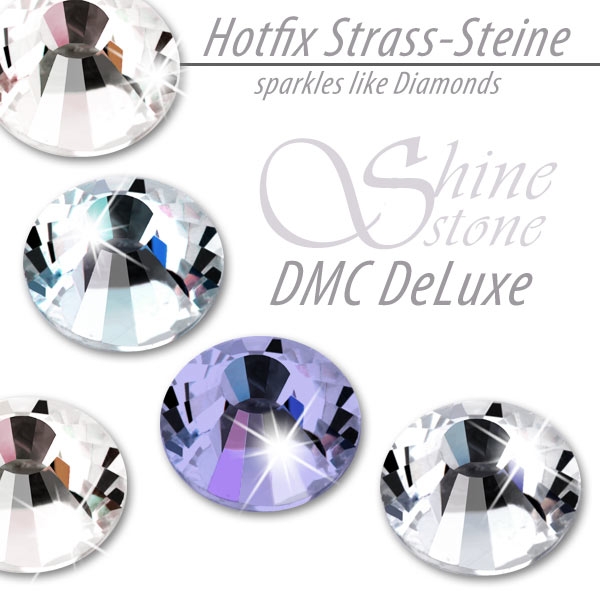DMC ShineStone® DeLuxe Hotfix Strass-Steine, SS6 Farbe Violett (Tanzanite) - Inhalt 1400 Stück